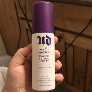Urban decay all nighter makeup setting spray